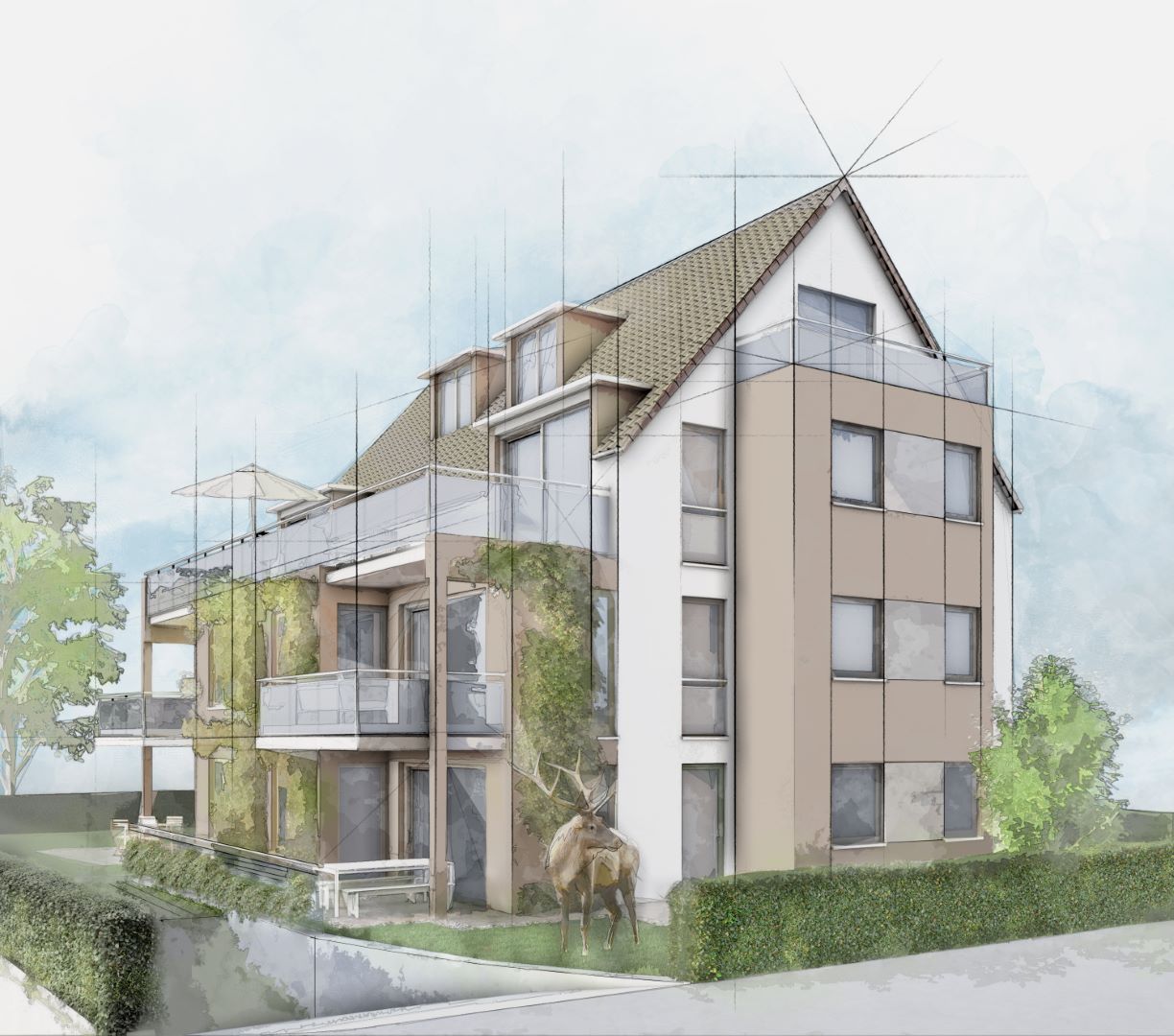 modernes Jägerhaus